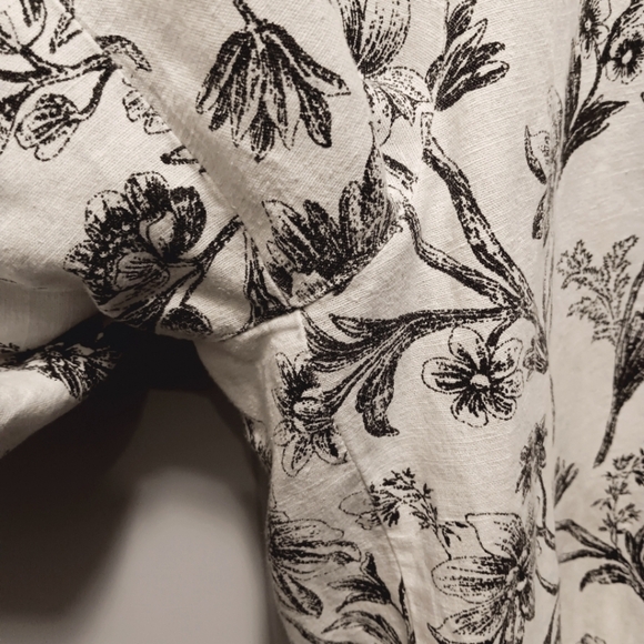 Hot Cotton Marc Wear| 100% Linen Floral Print Pants Summer Sz 2X Wide Leg - Picture 6 of 9